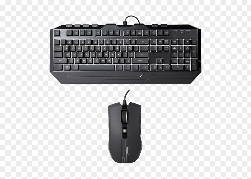 US InternationalBlack Cooler Master CM Storm Devastator Gaming Bundle USMesh Computers Computer Keyboard Mouse 3 USB Membrane And Combo PNG