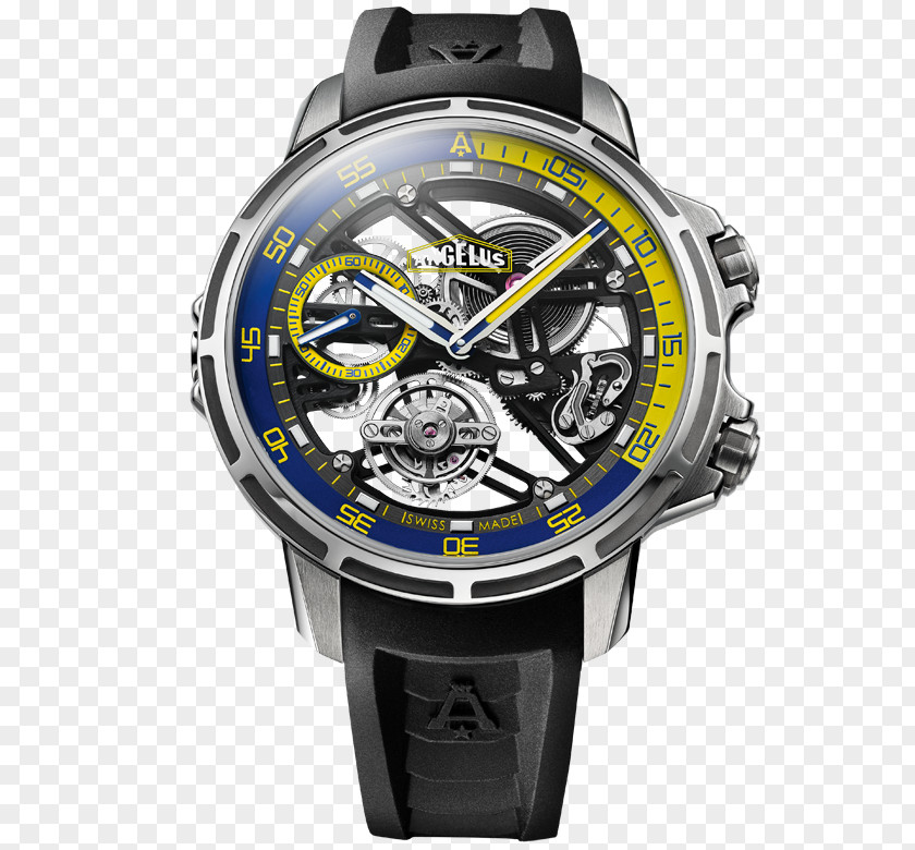 Watch Angelus Watches Tourbillon Baselworld Diving PNG