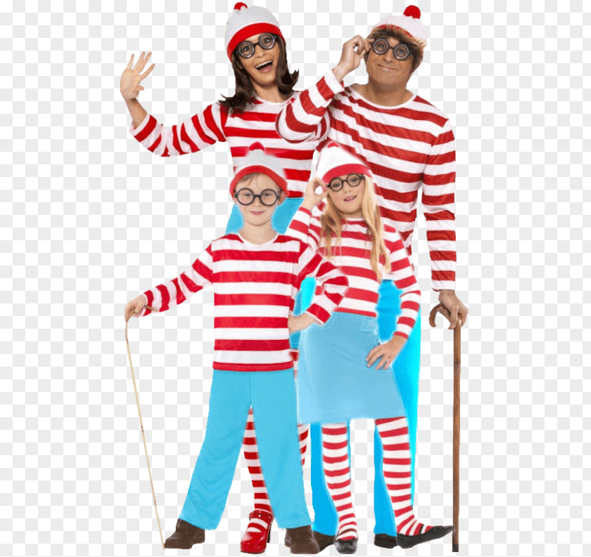 Boy Where's Wally? Costume Party Clothing Dress-up PNG