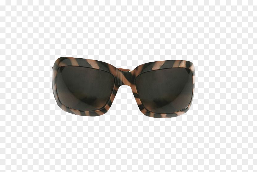 Brown Leopard Sunglasses Border Lens PNG