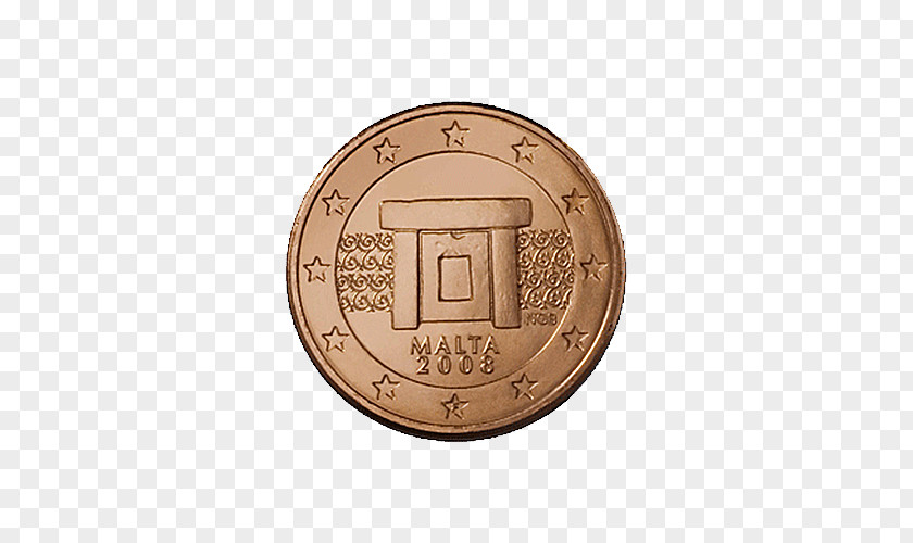 Coin Malta Maltese Euro Coins PNG