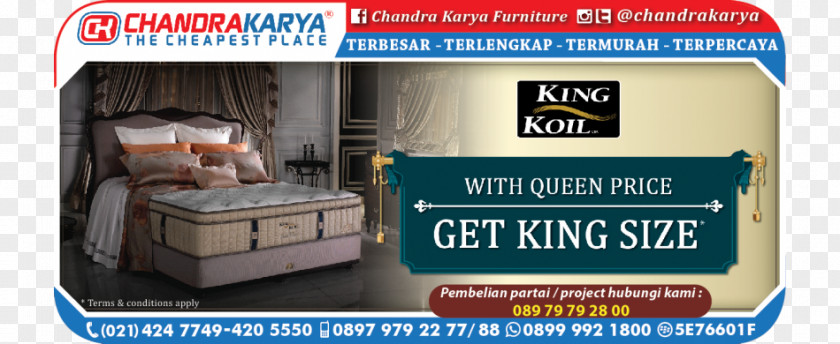 Kursi Taman Furniture Advertising Brand King Koil PNG