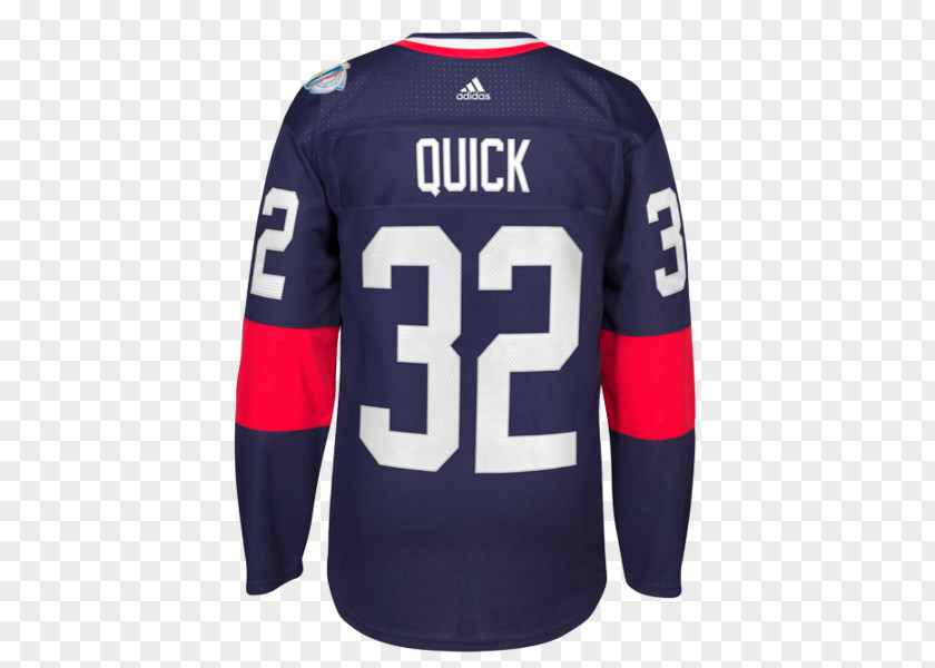 Adidas 2016 World Cup Of Hockey United States National Men's Team Canada Ice League Jersey PNG