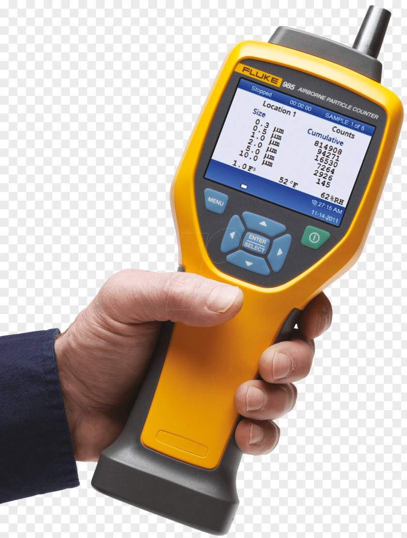 Fluke Corporation Particle Counter Measurement Indoor Air Quality Electronics PNG