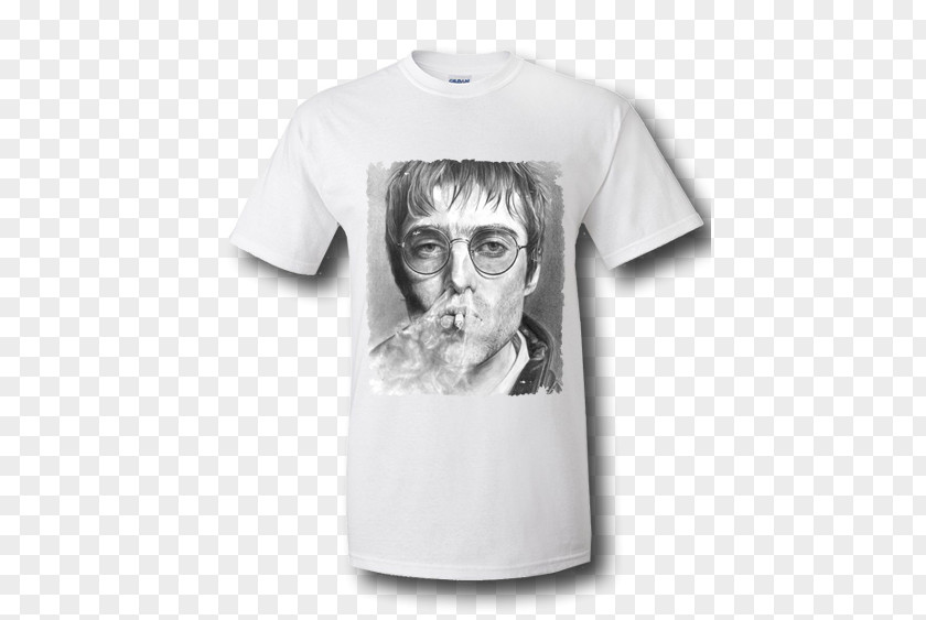Liam Gallagher T-shirt Oasis Musician Pretty Green PNG