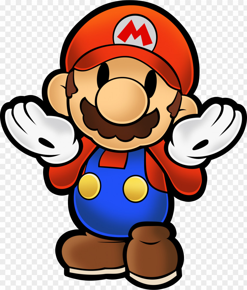 Mario Bros Super Bros. 64 Paper PNG