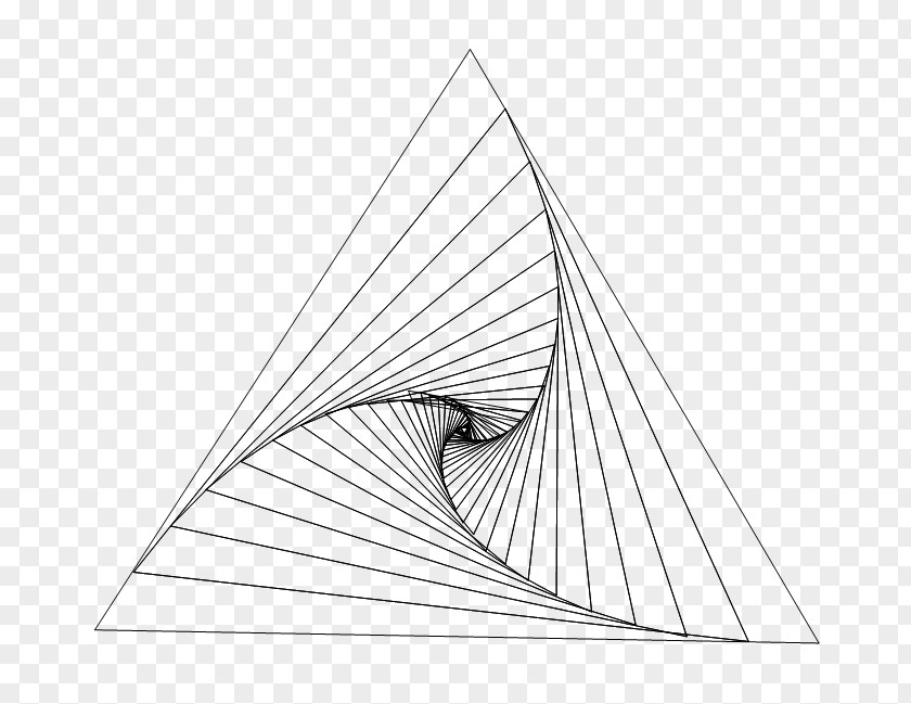 Triangle Penrose Geometry Op Art PNG