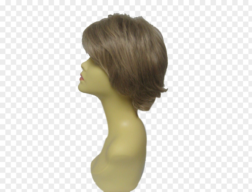 Wig Short Hair Coloring Brown Artificial Integrations PNG