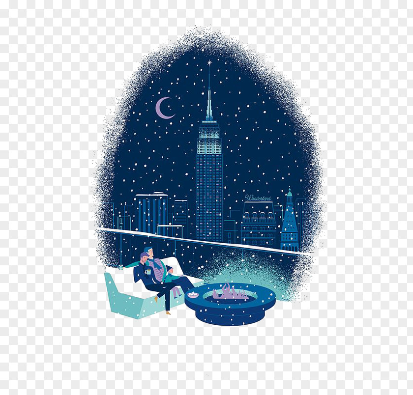 Winter Night The Tiffany & Co. Illustration PNG