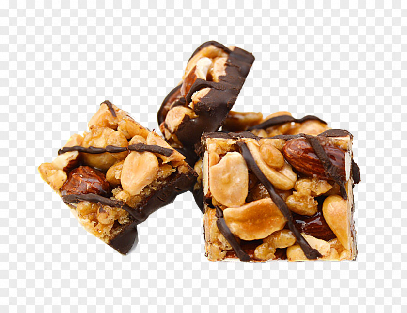 Chocolate Peanut Candy Chocolate-coated Brittle Bar PNG