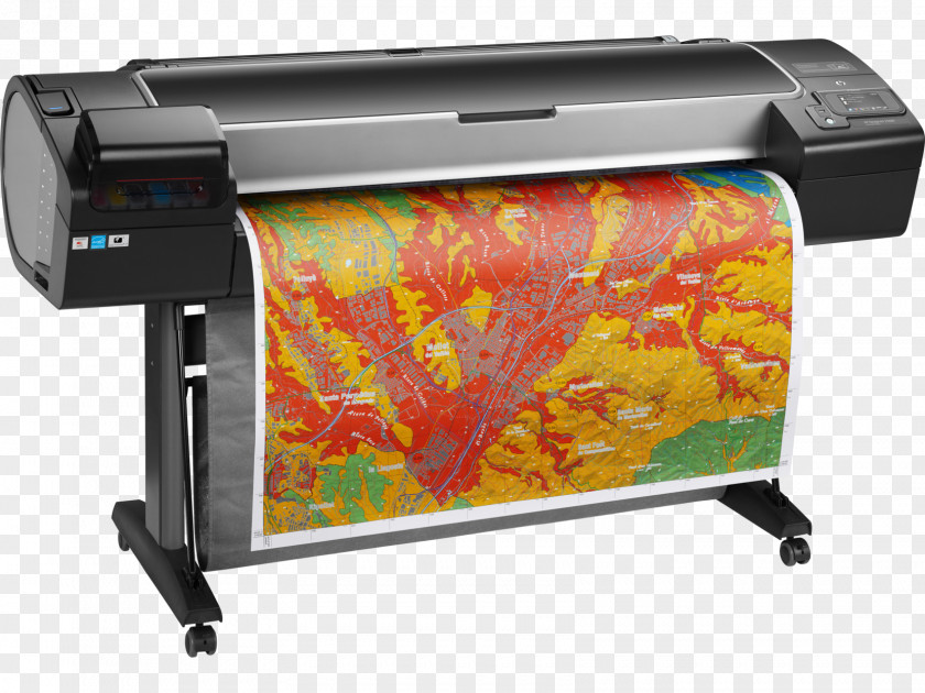 Hewlett-packard Hewlett-Packard HP DesignJet Z5600 PostScript Deskjet Printer Inkjet Printing PNG