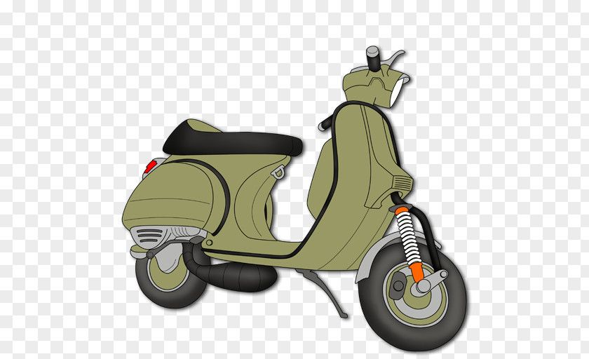 Scooter Vespa Motorcycle PNG