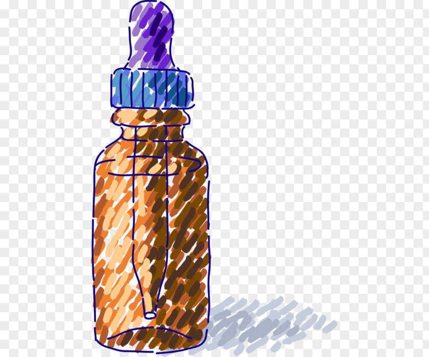 Dropper Illustration Water Bottles Glass Bottle PNG