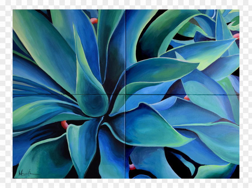 Painting Agave Azul Saatchi Gallery Artist PNG