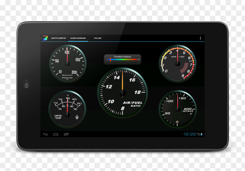 Android Gauge Sensor Electronic Tuner PNG