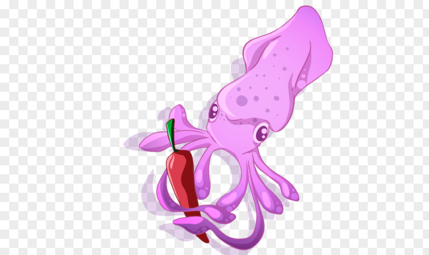 Bef Watercolor Octopus Illustration Sushi Tall Clip Art Squid PNG