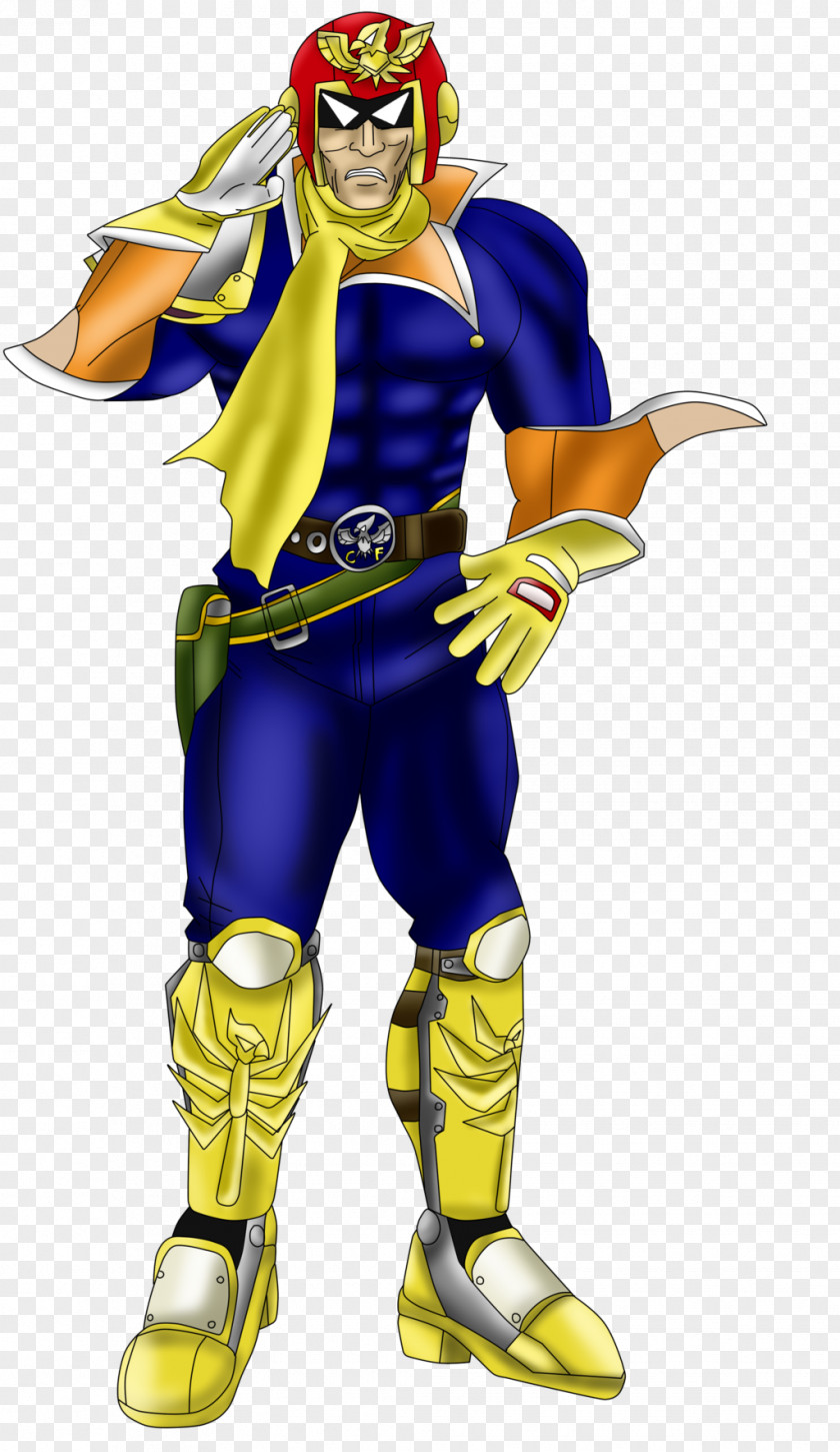 Captain Falcon Costume Design Superhero Legendary Creature Animated Cartoon PNG
