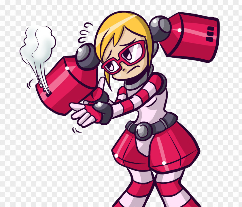 Discoteck Mighty No. 9 Level-5 Comcept Cartoon Clip Art PNG