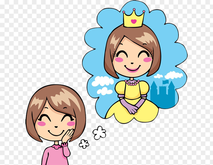 Girl's Princess Dream Royalty-free Free Content Clip Art PNG
