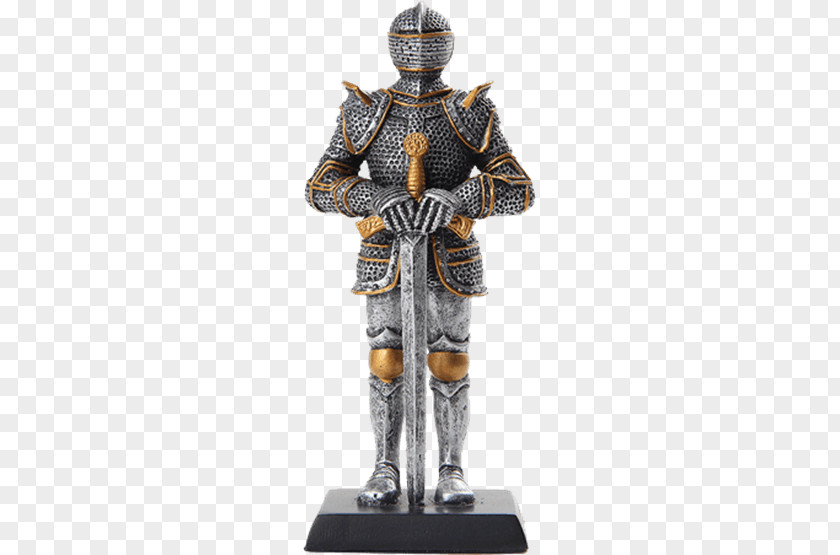 Knight Plate Armour Statue Figurine PNG