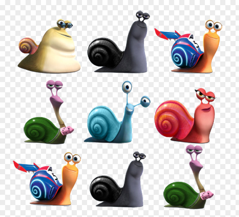 A Variety Of Snails Cartoon Orthogastropoda Icon PNG