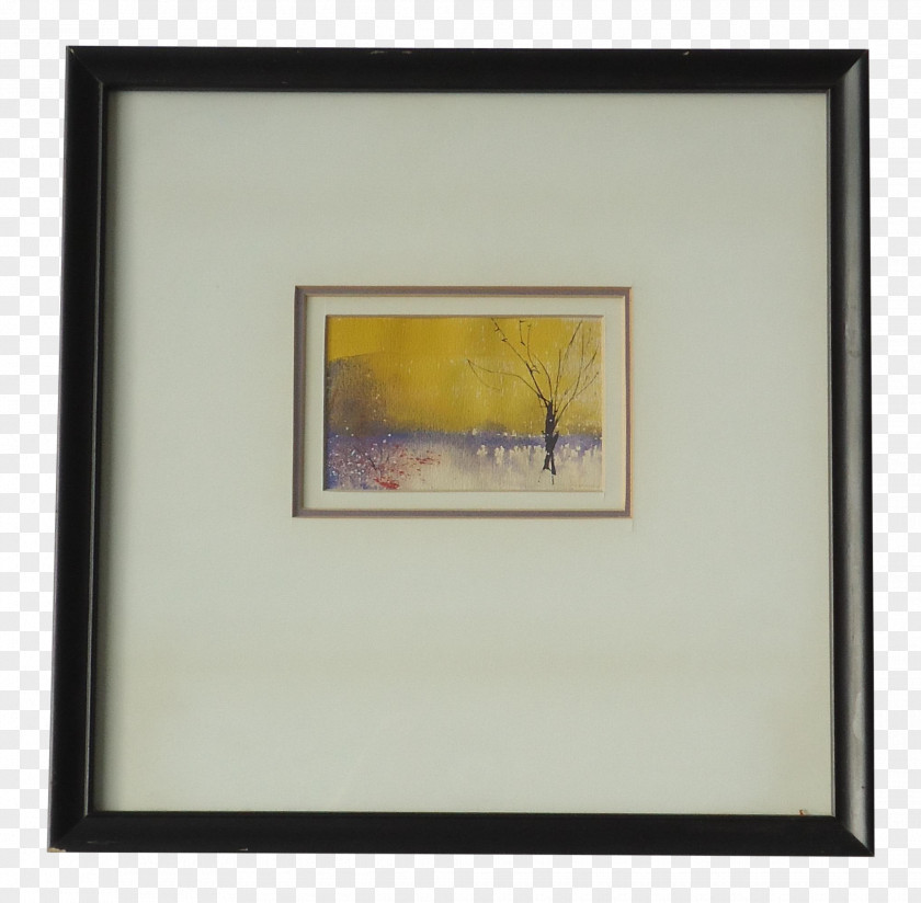 Gouache Watercolor Painting Picture Frames Rectangle PNG