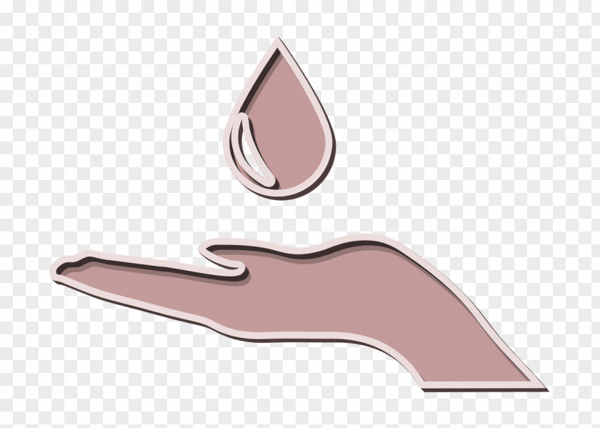 Icon Tear Raindrop On A Hand PNG
