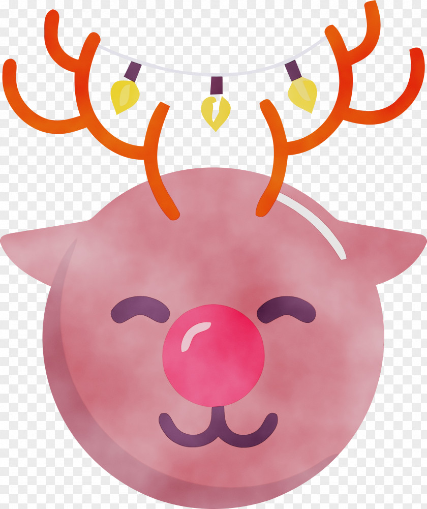 Pink Head Nose Snout Horn PNG