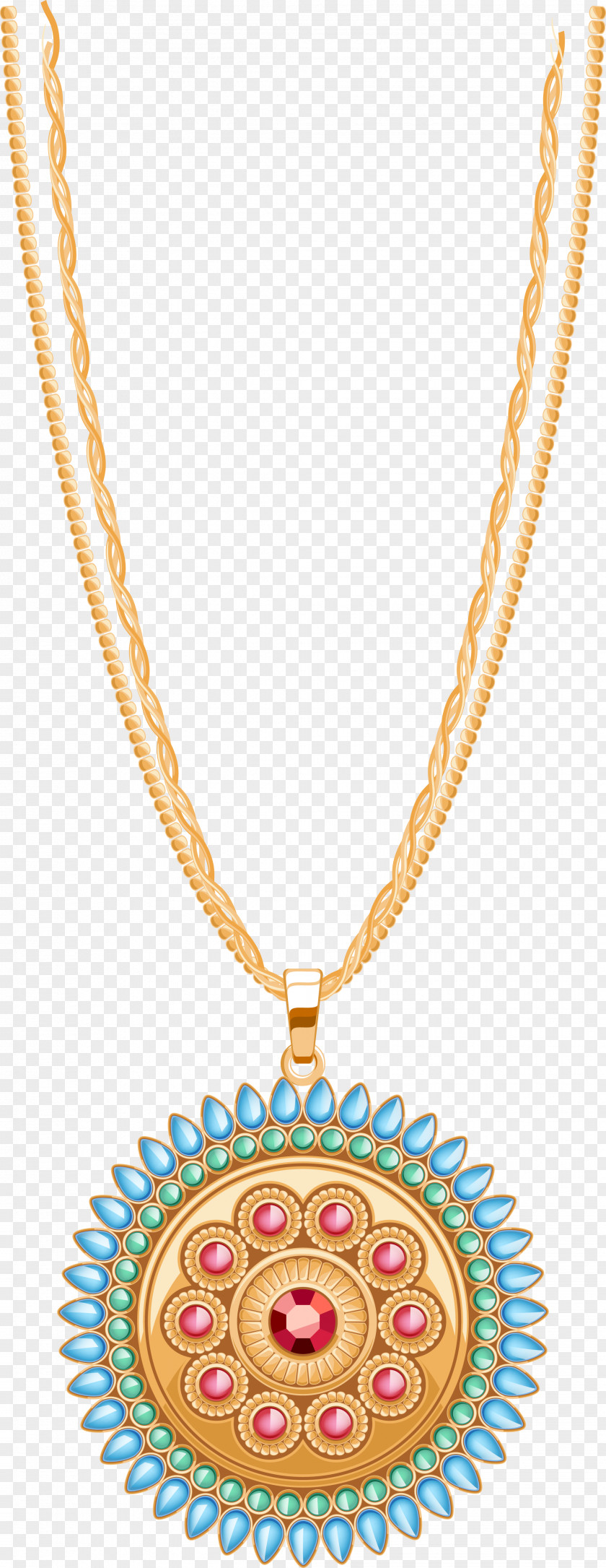 Sapphire Gold Necklace Locket Jewellery PNG