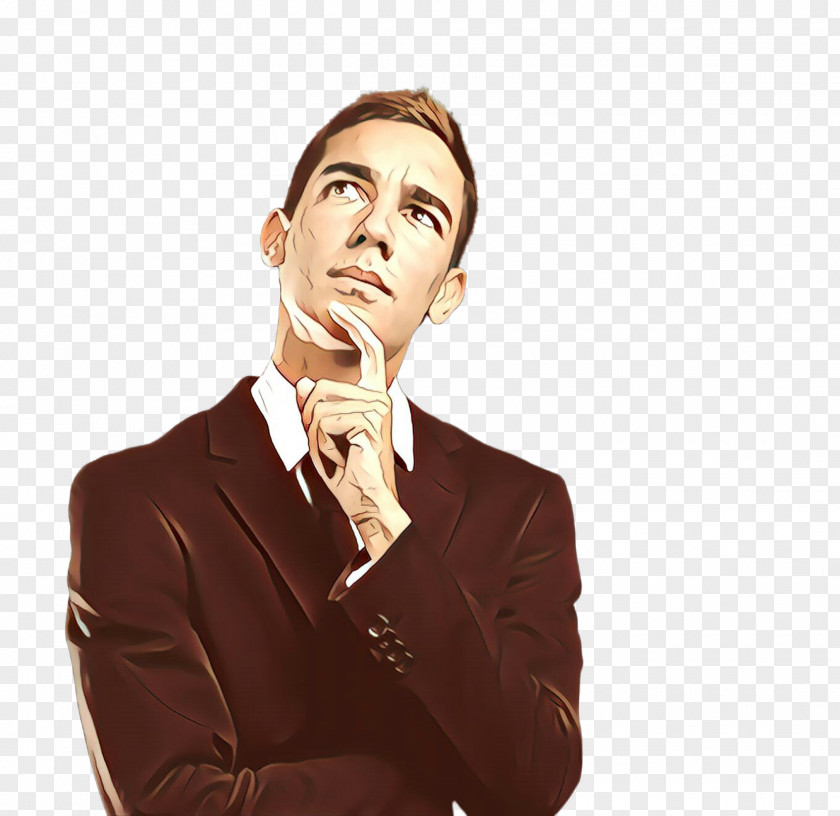 Chin Gentleman Gesture Mouth Suit PNG