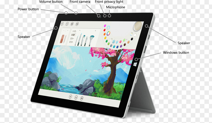 Microsoft Surface 3 Pro 2 PNG