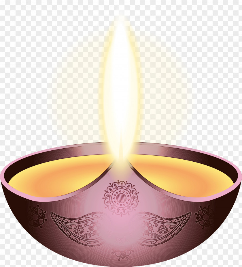 Bowl Diwali Purple PNG