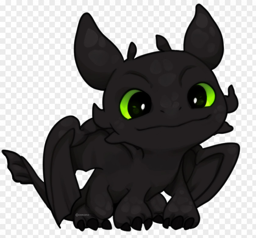 Cat Dragon Toothless Drawing Clip Art PNG