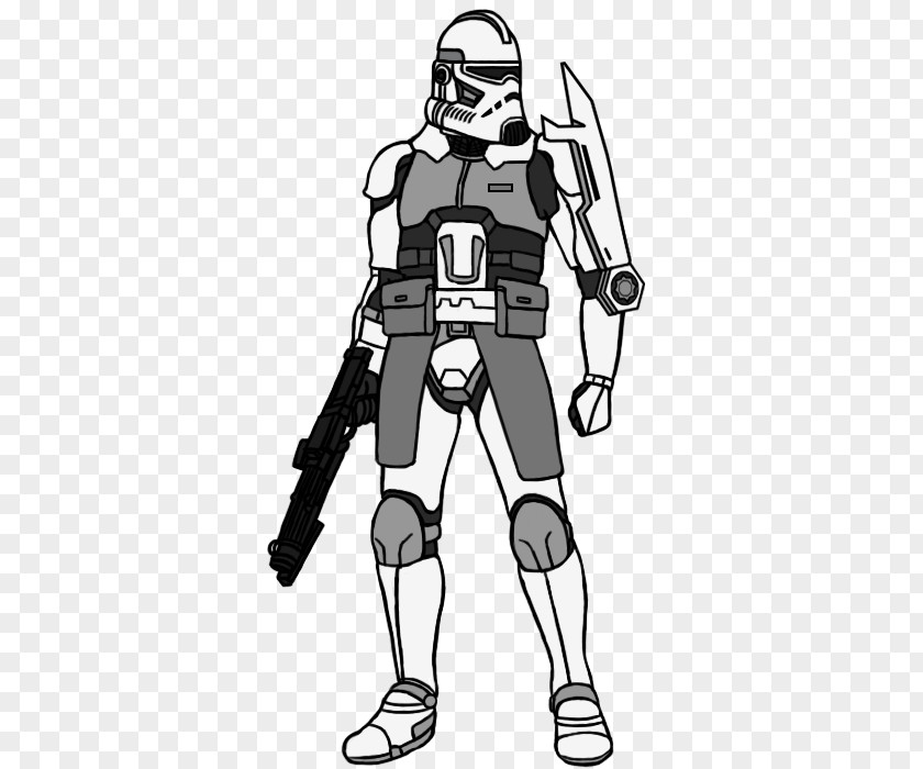 Clonetrooper Infographic Clone Trooper Drawing Star Wars Artist PNG
