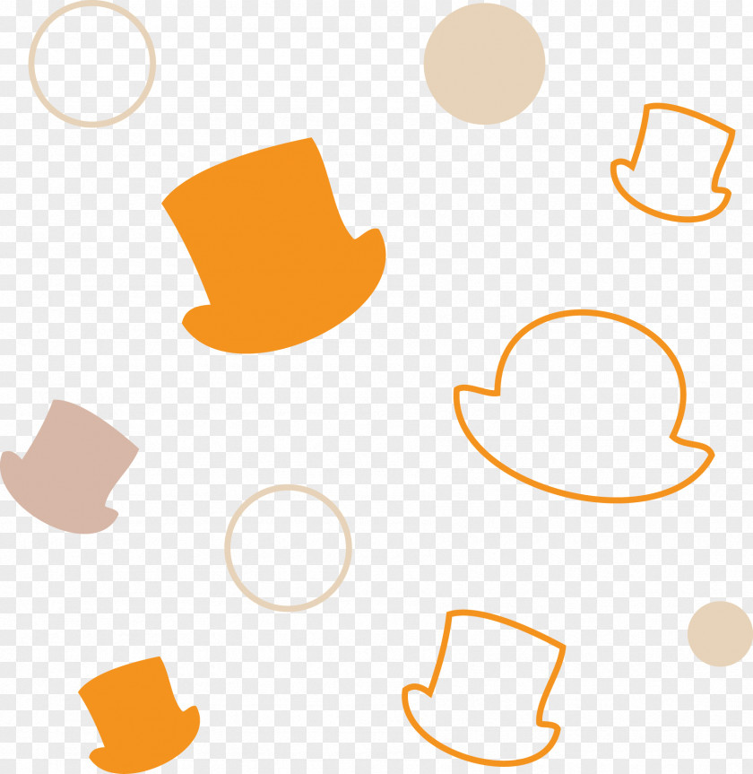 Floating Hat Yellow Angle Clip Art PNG