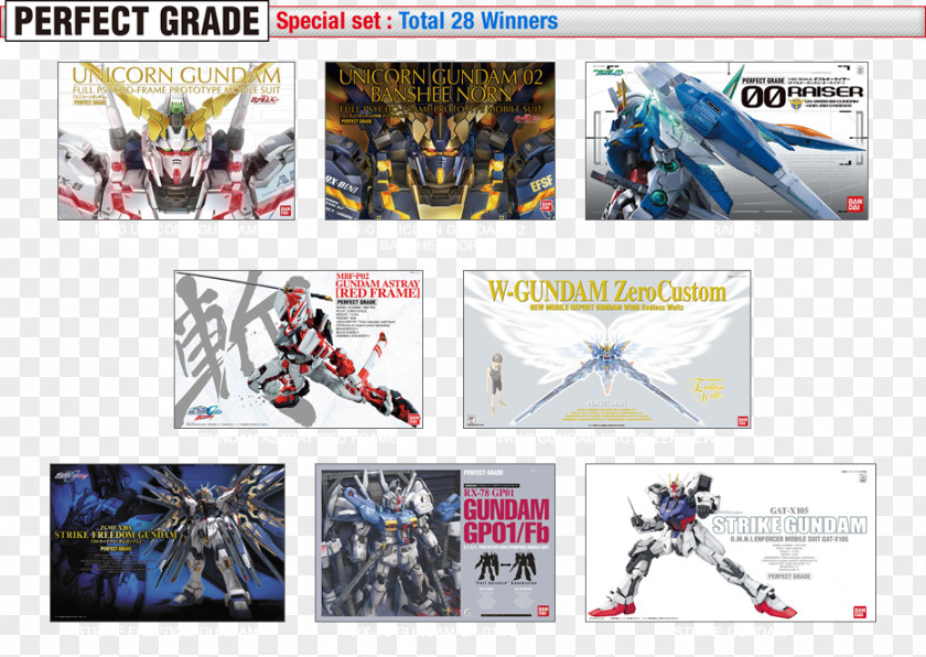 Gunpla Mobile Suit Gundam Unicorn Perfect Grade Graphic Design Bandai RX-0 独角兽高达 PNG