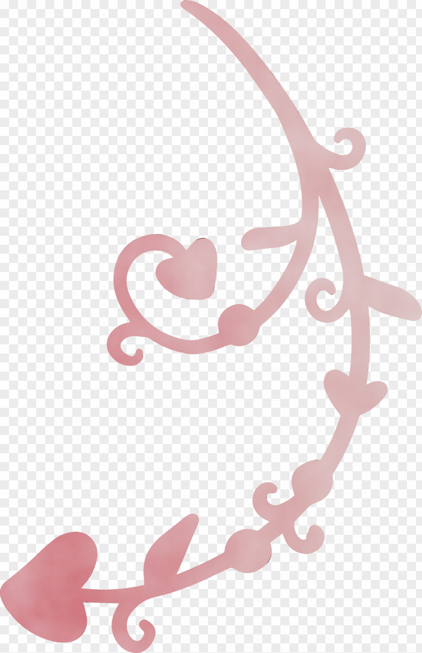 Heart Pink Font Logo PNG