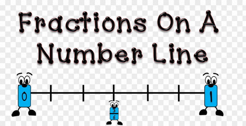 Line Number Fraction Bars Worksheet PNG