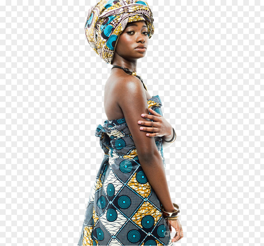 Model Fashion African American Design PNG