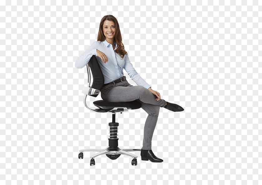 Office People & Desk Chairs Sitting PNG