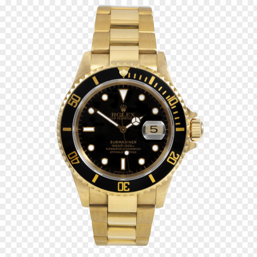 Rolex Submariner Daytona Watch Colored Gold PNG