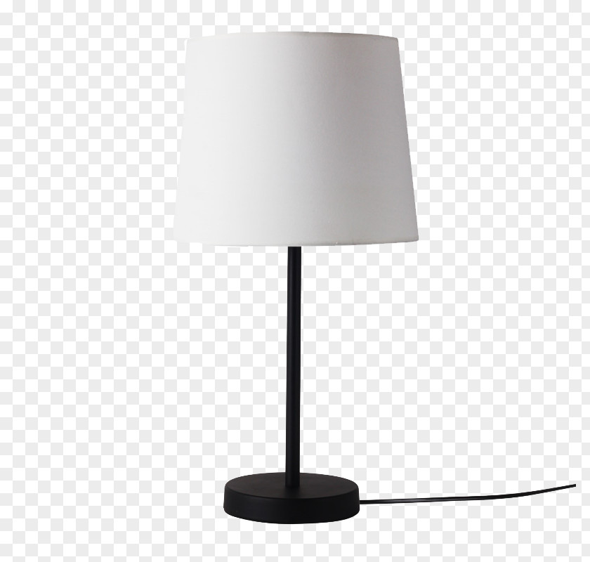 White Table Lamp PNG