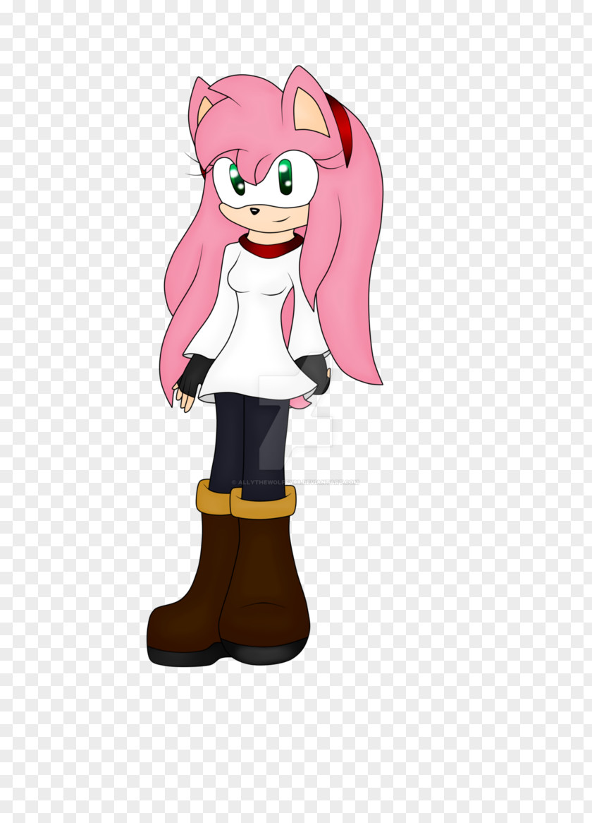 Amy Rose Sonic The Hedgehog Cat Character PNG