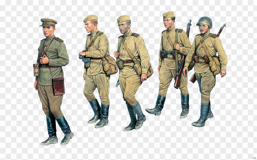 Army Russia Second World War Soviet Union Infantry 1:35 Scale PNG