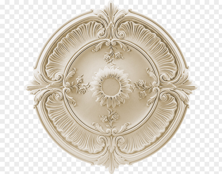 Balustrade Carving Ceiling Rose Polyurethane Rosette Wall PNG