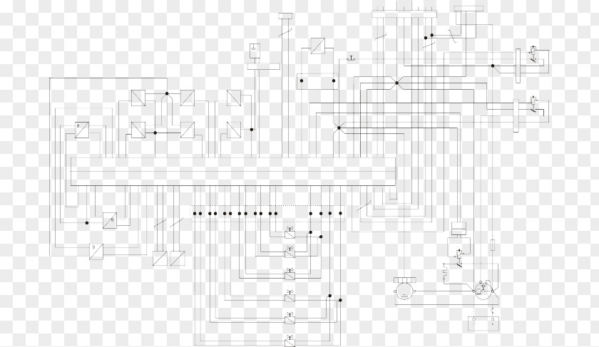 Engine Oil Pressure Switch Socket Floor Plan Architecture Product Technical Drawing PNG