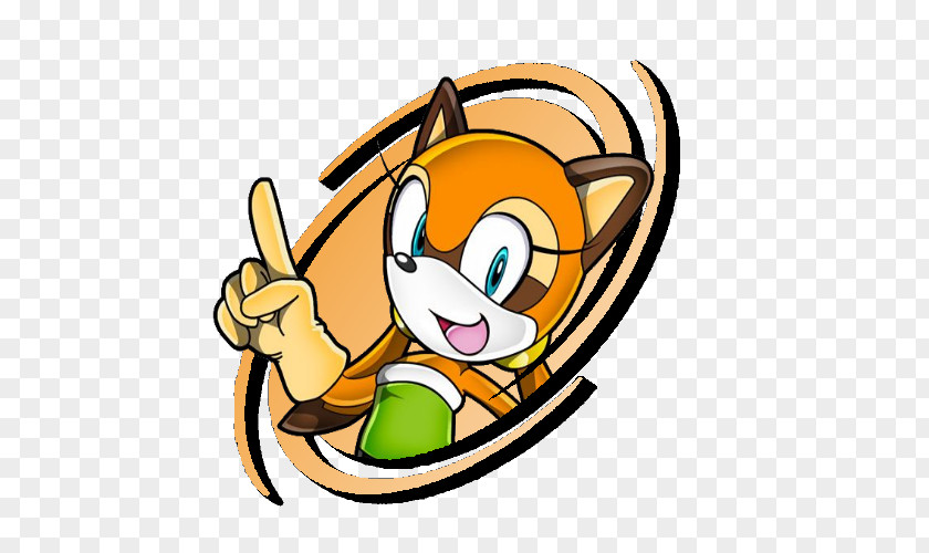 Marine The Raccoon Sonic Rush Adventure Metal Digital Art PNG