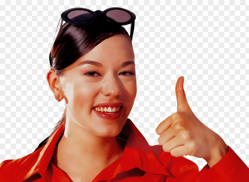 Temple Ear Finger Gesture Thumb Forehead Smile PNG