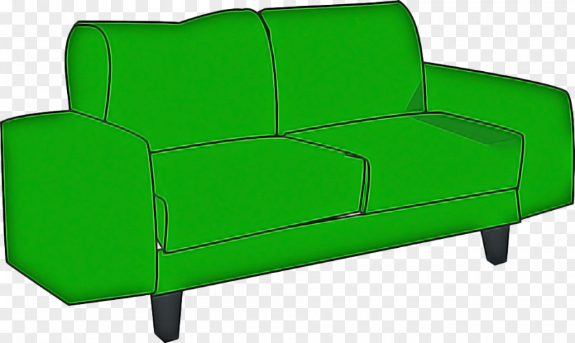 Armrest Futon Furniture Green Couch Outdoor Sofa PNG