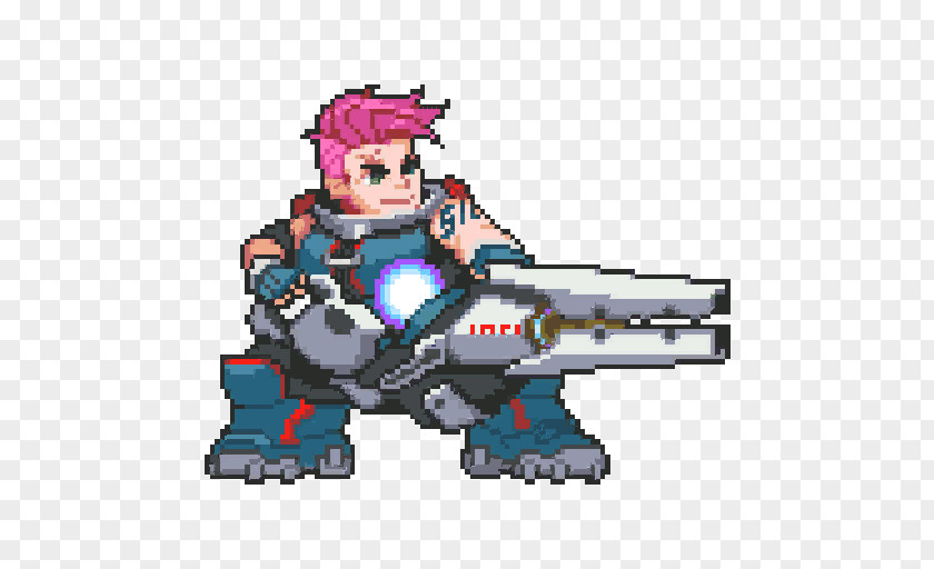 Characters Of Overwatch Pixel Art PNG of art, others clipart PNG